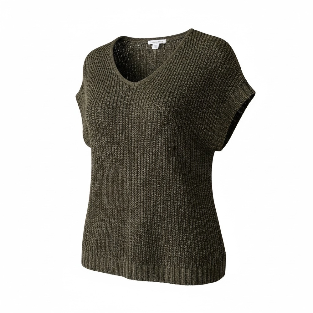 Coldwater Creek Forest Green Top SZ L perfect for Fall